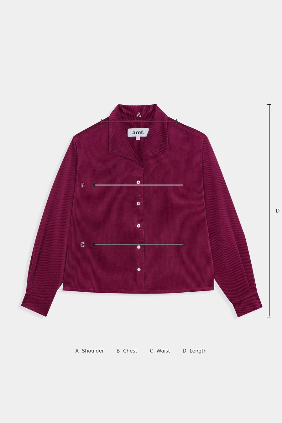 Size Guide – Cuarzo Shirt