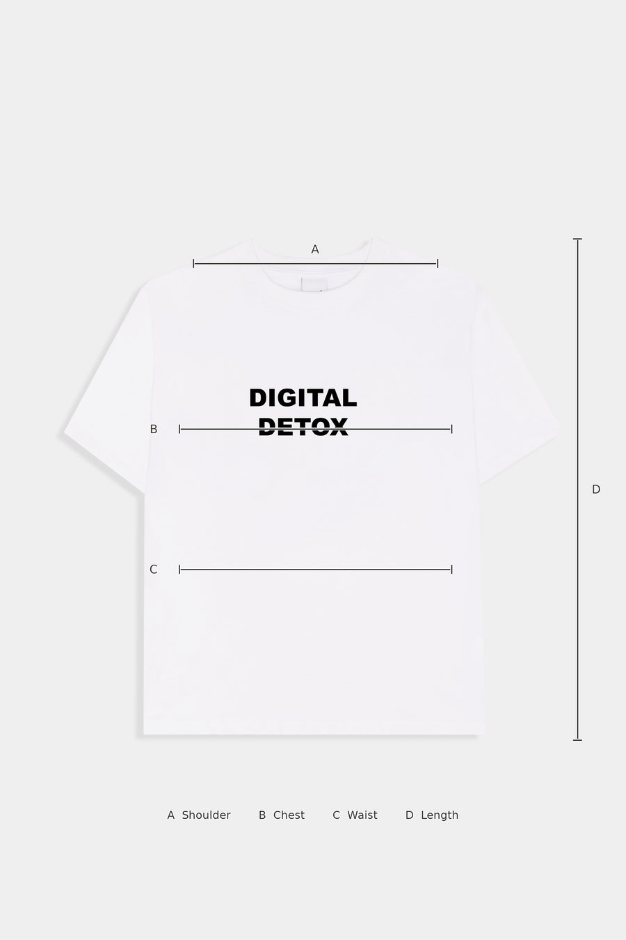 Size Guide – Digital Detox T-Shirt