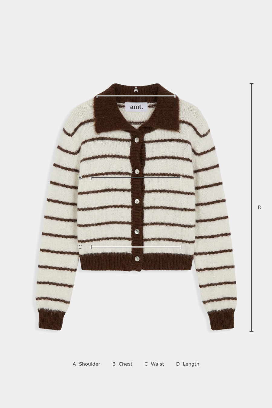Size Guide – Praline Striped Cardigan