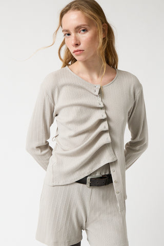 Almond Cardigan in organic cotton by amt. studio — image 2