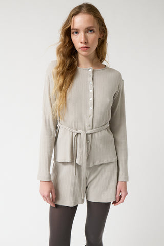 Almond Cardigan in organic cotton by amt. studio — image 5