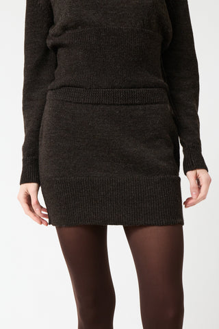 Crystal Skirt in alpaca by amt. studio — image 4