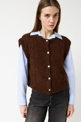 Praline Vest in alpaca by amt. studio — image 5