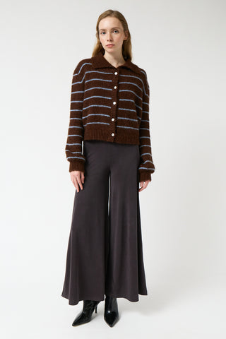 Praline Striped Cardigan in alpaca by amt. studio — image 4