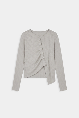 Almond Cardigan in organic cotton by amt. studio — image 7