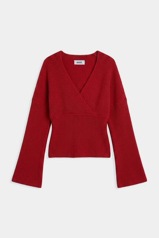 Spicy Wrap Jersey in merino wool by amt. studio