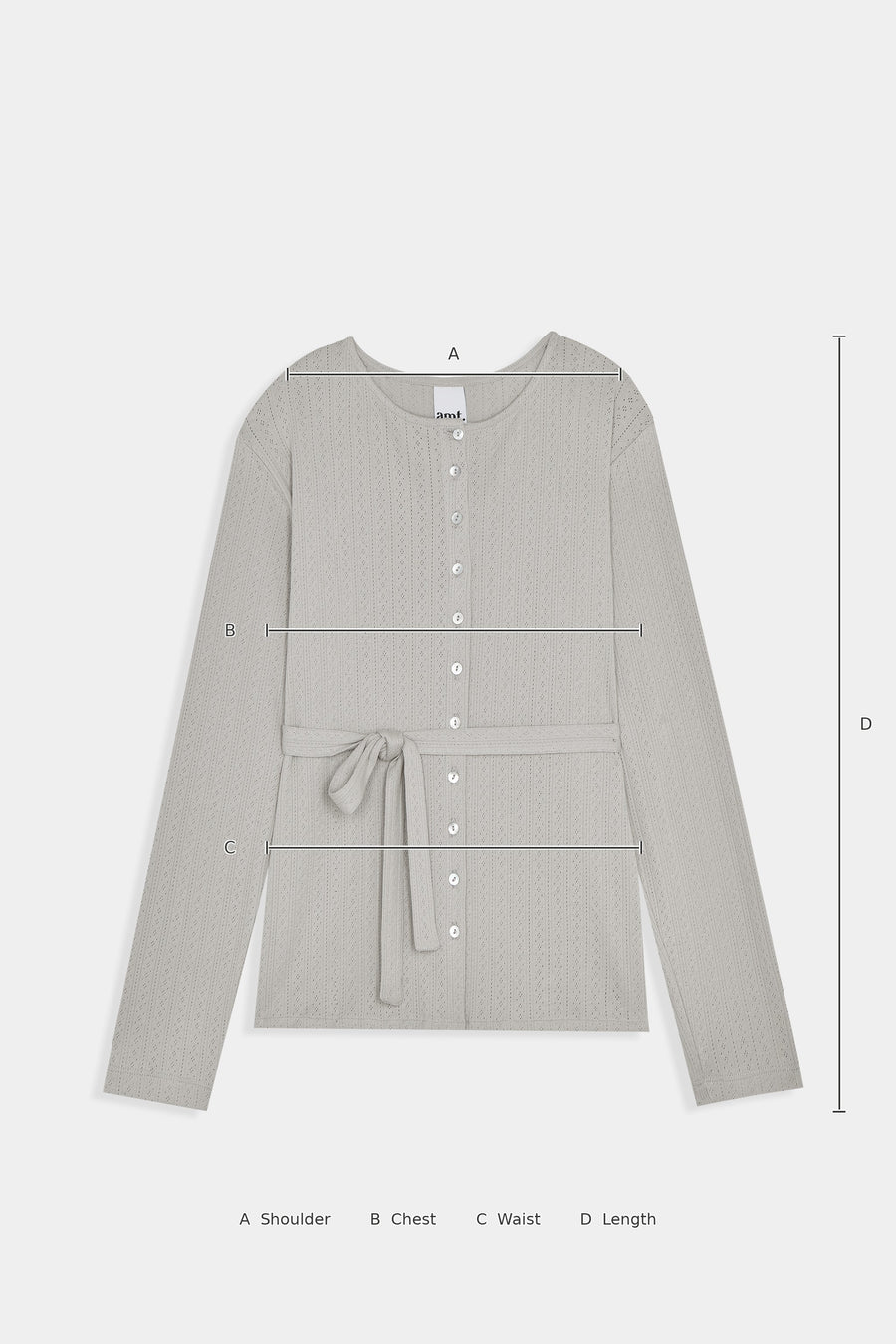 Size Guide – Almond Cardigan