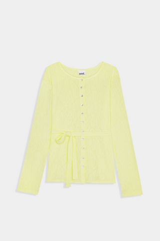Lemonade Cardigan in organic cotton by amt. studio